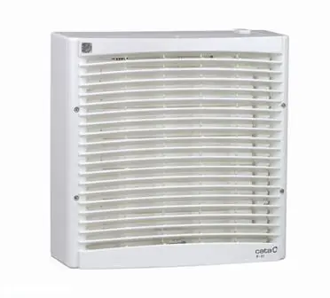 Cata B 30 nagy teljesítményű falsíkba építhető ventilátor automata zsaluval, fehér 00620000Cata Csak ma