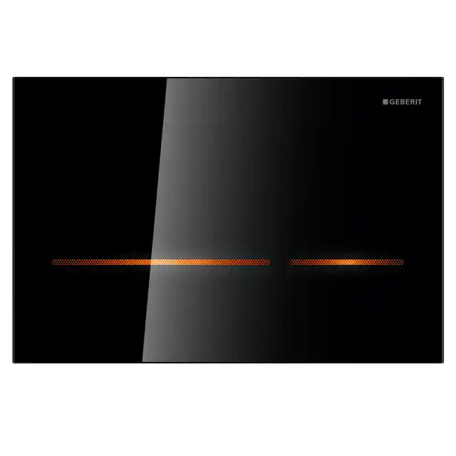 Geberit Sigma 80 érintésmentes fekete üveg WC-öblítő működtető lap 8 cm-es tartályhoz (UP720) 116.091.SG.1Geberit Expressz szállítás