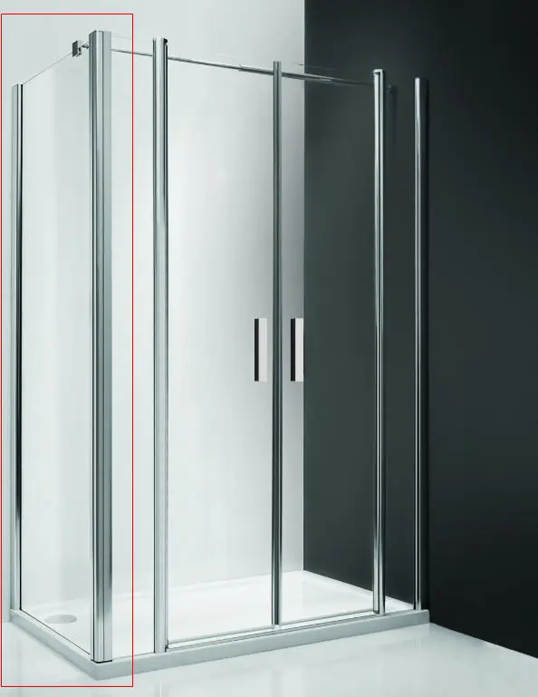 Utolsó esély Roltechnik Tower Line UB/800 zuhanyfal (77,5-81 cm, ezüst, transparent, 729-8000000-01-02)Roltechnik