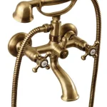 Alacsony ár Sapho ANTEA bronz kádtöltő csaptelep zuhanyszettel (3016)Sapho