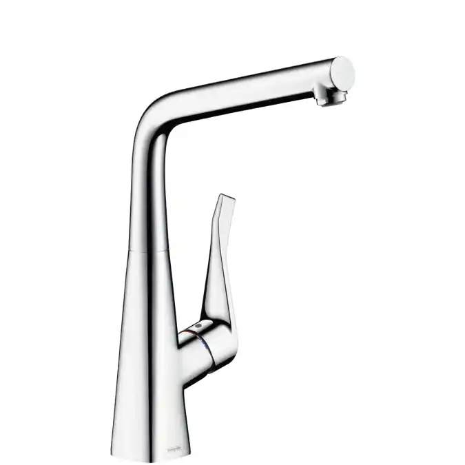 Hansgrohe Metris Egykaros konyhai rozsdamentes acél hatású csaptelep elforgatható kifolyóval 14822 800 (14822800)Hansgrohe Kedvezmény