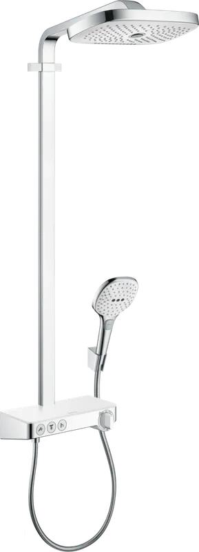 Hansgrohe Raindance Select E 300 3jet Showerpipe fehér/króm zuhanyrendszer 27127 400 (27127400)Hansgrohe Biztonságos fizetés