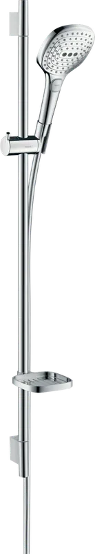 Biztonságos vásárlás Hansgrohe Raindance Select E 120 3jet / Unica’S Puro 0.90 m fehér/króm zuhanyszett EcoSmart 9 l/perc 26623 400 (26623400)Hansgrohe