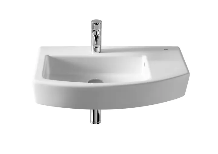 Exkluzív ajánlat Roca Hall 65x42 cm-es aszimmetrikus mosdó 7327620000 (A327620000)Roca