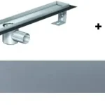 ACO EXCLUSIVE alacsony (79 mm) zuhanyfolyóka + szürke kő fedlap 900mm hosszú (0153.76.46 + 9010.57.49)ACO Vedd meg most