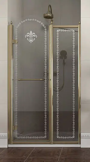 Ajánlat Sapho ANTIQUE 100 cm-es zuhanyajtó fix résszel (GQ4610)Sapho