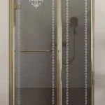 Biztonságos fizetés Sapho ANTIQUE 110 cm-es zuhanyajtó fix résszel (GQ4611)Sapho