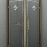 Biztonságos fizetés Sapho ANTIQUE 90x90 cm-es negyedköríves zuhanykabin (GQ5590)Sapho