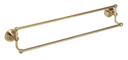Újdonság Bemeta Retro 60 cm-es dupla törölközőtartó bronz színű 144104237Bemeta