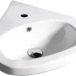 Akció Sapho AQUALINE CREAVIT VITROYA 46x46 cm sarok kerámiamosdó, fehér VT145Aqualine