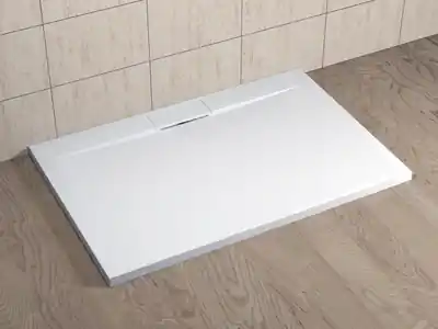 Kihagyhatatlan ajánlat Radaway Giaros D öntött márvány szögletes zuhanytálca szifonnal (120x80 cm, beépíthető, #MKGD1280-03)Radaway
