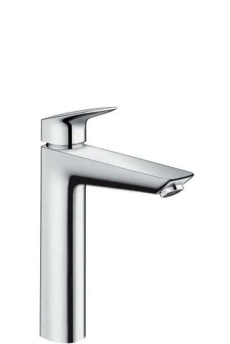 Biztonságos vásárlás Hansgrohe Logis egykaros magasított mosdócsaptelep kerámiabetét kétféle átfolyási mennyiséggel 71095 000 (71095000)Hansgrohe