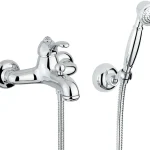 Olcsó Bugnatese Lem 1902KCSCR Kádcsaptelep zuhanyszettel swarovski fogantyúval CSCR / CSISZOLT KRÓMBugnatese