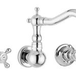 Outlet Bugnatese Arcadia 8370CR Fal alatti mosdócsaptelep 22 cm kifolyóval CR / KRÓMBugnatese