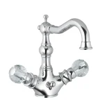 Bugnatese Arcadia 8334KCR Mosdócsaptelep leeresztővel swarovski fogantyúval CR / KRÓMBugnatese Akció