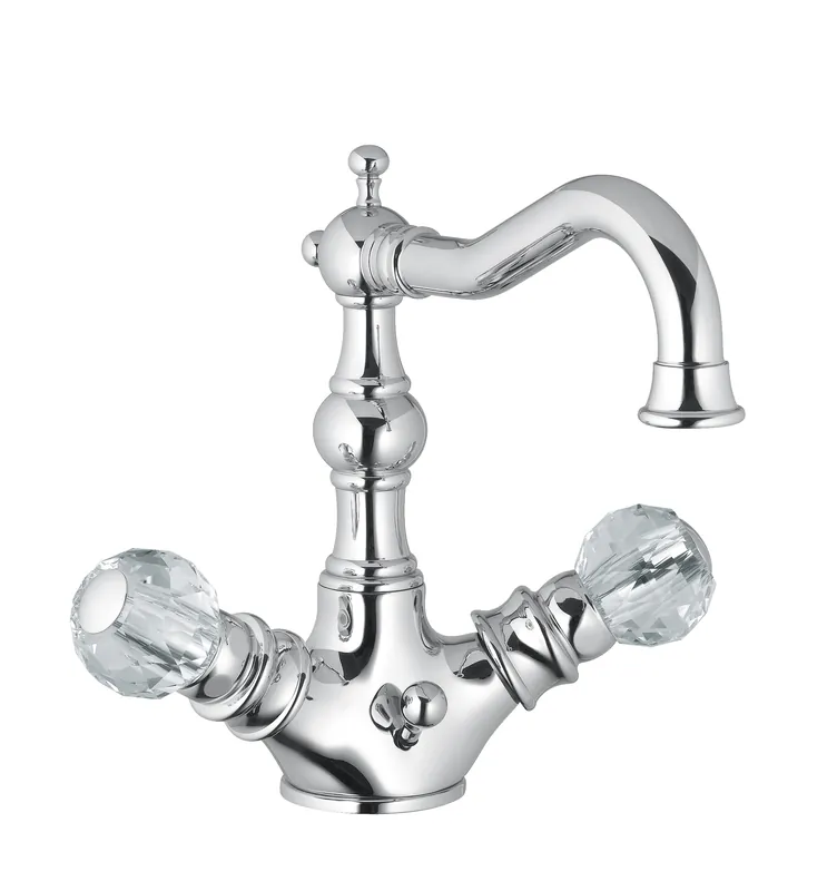 Bugnatese Arcadia 8334KCR Mosdócsaptelep leeresztővel swarovski fogantyúval CR / KRÓMBugnatese Akció