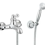 Bugnatese Maya 8902KCR Kádcsaptelep zuhanyszettel swarovski fogantyúval CR / KRÓMBugnatese Újdonság