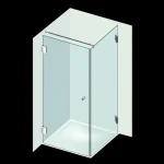 Végkiárusítás Varioglass Globus 201 80x90 cm-es Zuhanykabin (80x90x200 cm, zöld üveg)Varioglass
