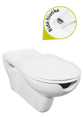 Creavit HANDICAPPED-WC + BIDÉ 2in1 - BD320 falra szerelhető WC+BIDÉ BD320-00CB00E-0000Creavit Expressz szállítás