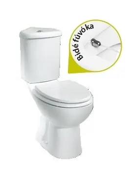Kedvezményes ár Creavit SEDEF - WC + BIDÉ 2in1 - SD3044 sarok kialakítású WC+BIDÉ alsó kifolyásúCreavit