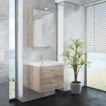 Végkiárusítás Tboss Torino 65 fürdőszobabútor komplett szett (fehér, 60 cm-es, #sima tükörrel)Tboss