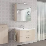 Tboss Torino 85 fürdőszobabútor komplett szett (mokka, #sima tükörrel)Tboss Expressz kézbesítés