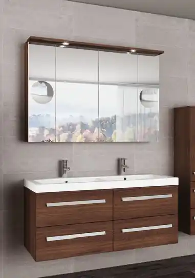 Tboss Modena 120 fürdőszobabútor komplett szett (sonoma, #sima tükörrel)Tboss Vásárlói kedvenc