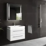 Vedd meg online Tboss Icon 75 fürdőszobabútor komplett szett (dió, #pipere tükörrel)Tboss