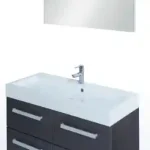 Tboss Orinoko 100 fürdőszobabútor komplett szett (dió, #pipere tükörrel)Tboss Gyors kiszállítás