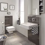 Geberit Monolith Plus szerelőmodul fali WC-hez, barna üveg 114 cm magas 131.231.SQ.1Geberit Kedvezményes ár