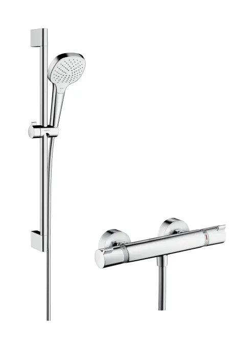 Hansgrohe Croma Select E Vario combiszett 0,65 m, fehér/króm 27081 400 (27081400)Hansgrohe Akció