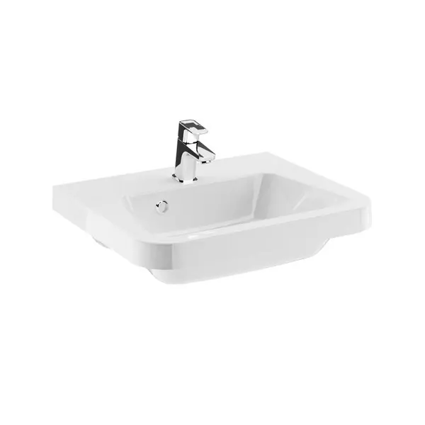 Árcsökkenés Ravak 10° 55x45 cm-es öntött műmárvány mosdó XJI01155000Ravak