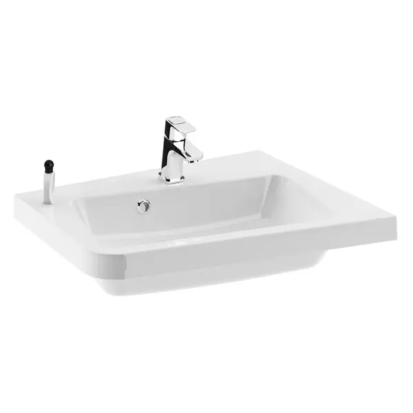 Ravak 10° 65x53,5 cm-es öntött márvány mosdó, jobbos XJIP1165000Ravak Különleges ajánlat