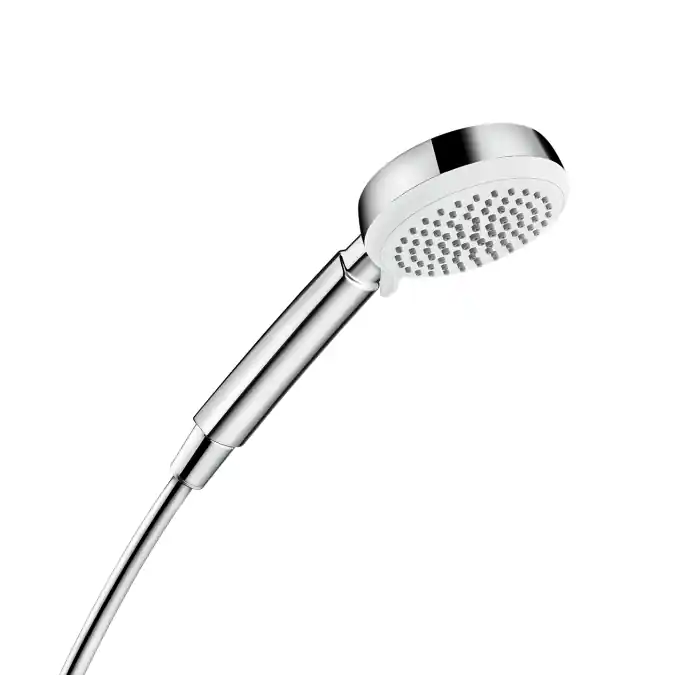 Szuper akció Hansgrohe Crometta 100 Vario kézizuhany fehér/króm EcoSmart 9 l/perc 26827 400 (26827400)Hansgrohe