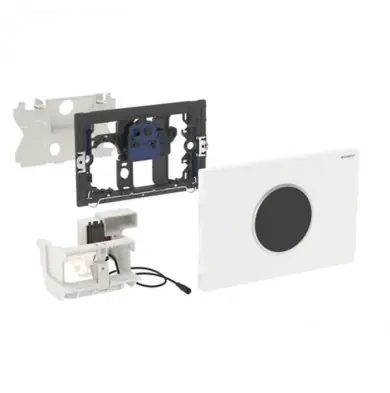 Geberit érintésmentes WC-öblítő vezérlés, hálózati, Sigma10 design fényes króm / matt króm / fényes króm 115.907.KH.1Geberit Szuper akció