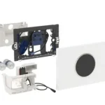 Geberit érintésmentes WC-öblítő vezérlés, elemes, Sigma10 design matt króm / fényes króm / matt króm 115.908.KN.1Geberit Kedvezmény