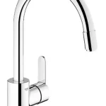 Grohe Eurostyle Cosmopolitan egykaros mosogató csaptelep kihúzható gyöngyöztetővel 31126 002 (31126002)Grohe Azonnali szállítás