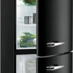 Akció Gorenje alul fagyasztós kombinált hűtőszekrény, old timer A++, fekete RK60359OBKGorenje