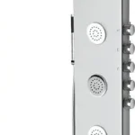 Sapho 5SIDE zuhanypanel keverős csapteleppel 4 masszázsfúvókával, alumínium (80211)Sapho Expressz szállítás