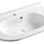 Gyors kiszállítás Sapho PULSE 75x45cm jobbos öntöttmárvány mosdó, fehér BM658Sapho