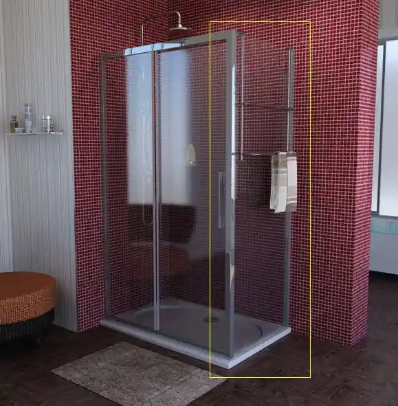 POLYSAN LUCIS LINE 90 cm zuhany oldalfal (DL3415)Polysan Vásárlói kedvenc