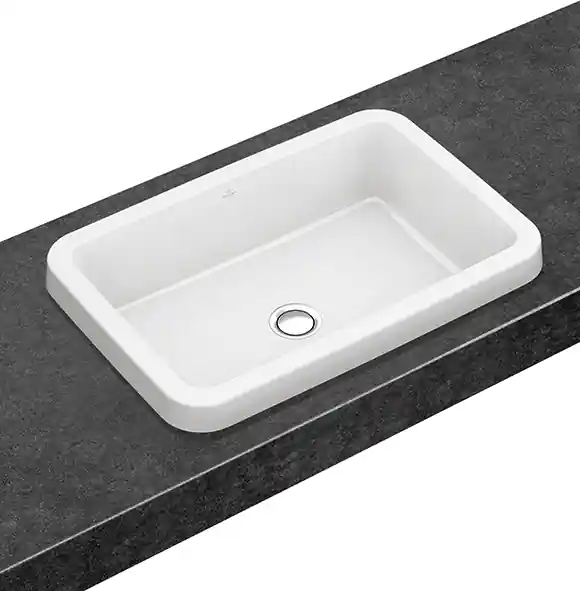 Szuper ajánlat Villeroy and Boch Architectura 61,5x41,5 cm beépíthető mosdó, túlfolyóval 41676001 (4167 60 01)Villeroy & Boch