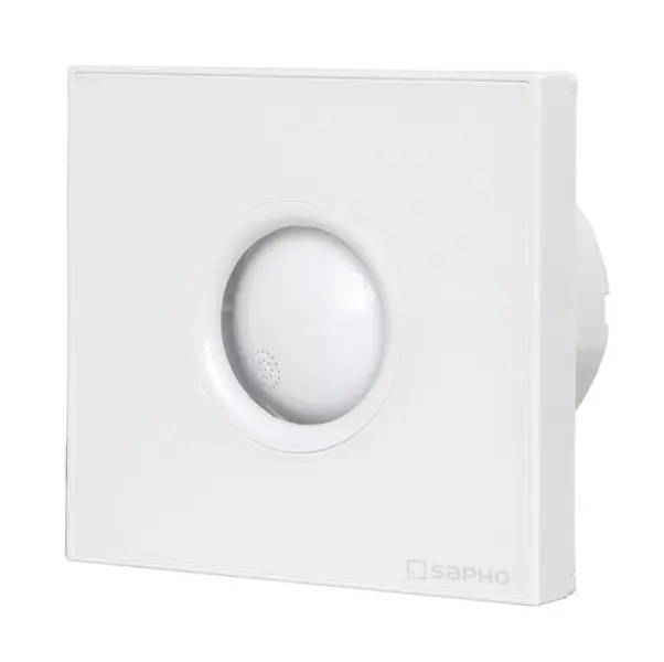 Vedd meg online Sapho LITE axiális fürdőszobai ventillátor időzítővel, 15W, cső átmérő 100mm, fehér (LT102)Sapho