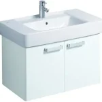 Keramag Renova Nr. 1 Plan szekrény mosdószekrény magasfényű fehér (78x46,3x44,5 cm, 879080000)Keramag Outlet