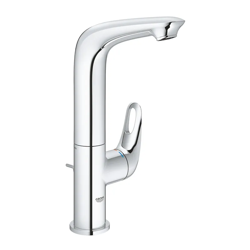 Grohe Eurostyle (2015) egykaros magasított mosdó csaptelep leeresztővel, L méret 23569003Grohe Biztonságos vásárlás