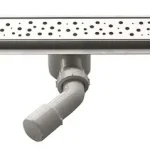 Expressz szállítás Aqualine műanyag padlóösszefolyó inox ráccsal, 900x110 mm (NO3190)Aqualine