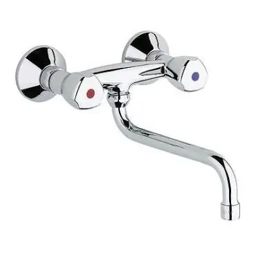 Kludi Standard fali mosogató csaptelep alsó lengő kifolyóval, 200 mm, króm, 310530515Kludi Ne maradj le