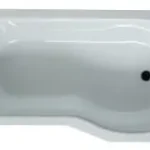 Jika Tigo 160 × 80/70 cm-es aszimmetrikus kád, jobbos H2202100000001 (2.2021.0.000.000.1)Jika Biztonságos vásárlás