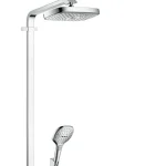 Hansgrohe Raindance Select E 300 2jet ST Showerpipe EcoSmart 9 l/perc, króm/fehér 27283 400 (27283400)Hansgrohe Biztonságos fizetés