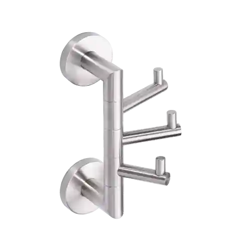 Bemeta Neo mozgatható tripla fogas, inox (104206075) XS207Bemeta Szuper akció
